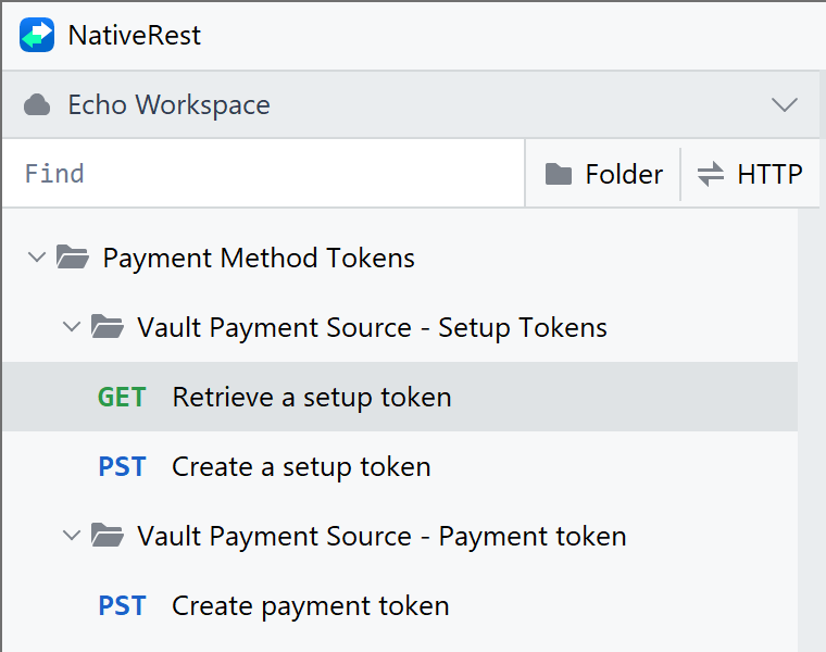 Group and order your API requests in NativeRest (REST Client)