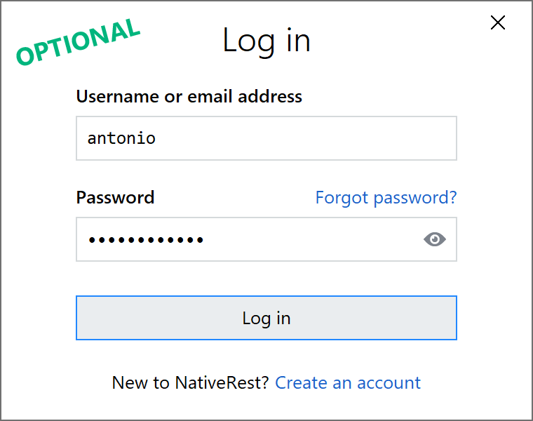 NativeRest REST client – Working in offline mode